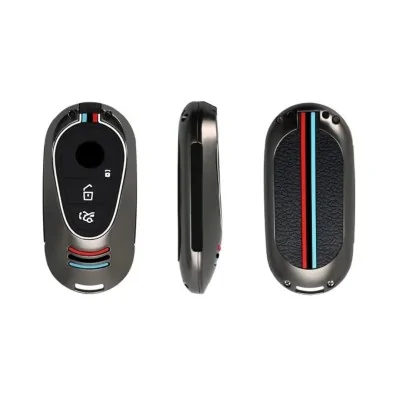 Husa cheie ultrarezistenta Mercedes-Benz, model 2022, gun metal gray-AUTOTOB-5949499095294