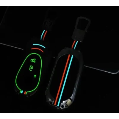 Husa cheie ultrarezistenta Mercedes-Benz, model 2022, gun metal gray-AUTOTOB-5949499095294