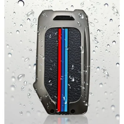 Husa cheie ultrarezistenta KIA, gun metal gray-AUTOTOB-5949499095164