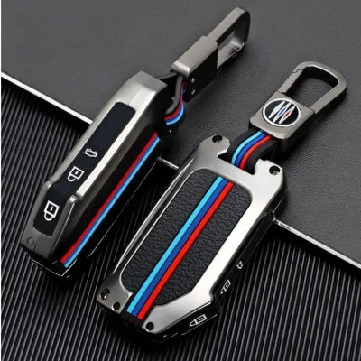 Husa cheie ultrarezistenta KIA, gun metal gray-AUTOTOB-5949499095164